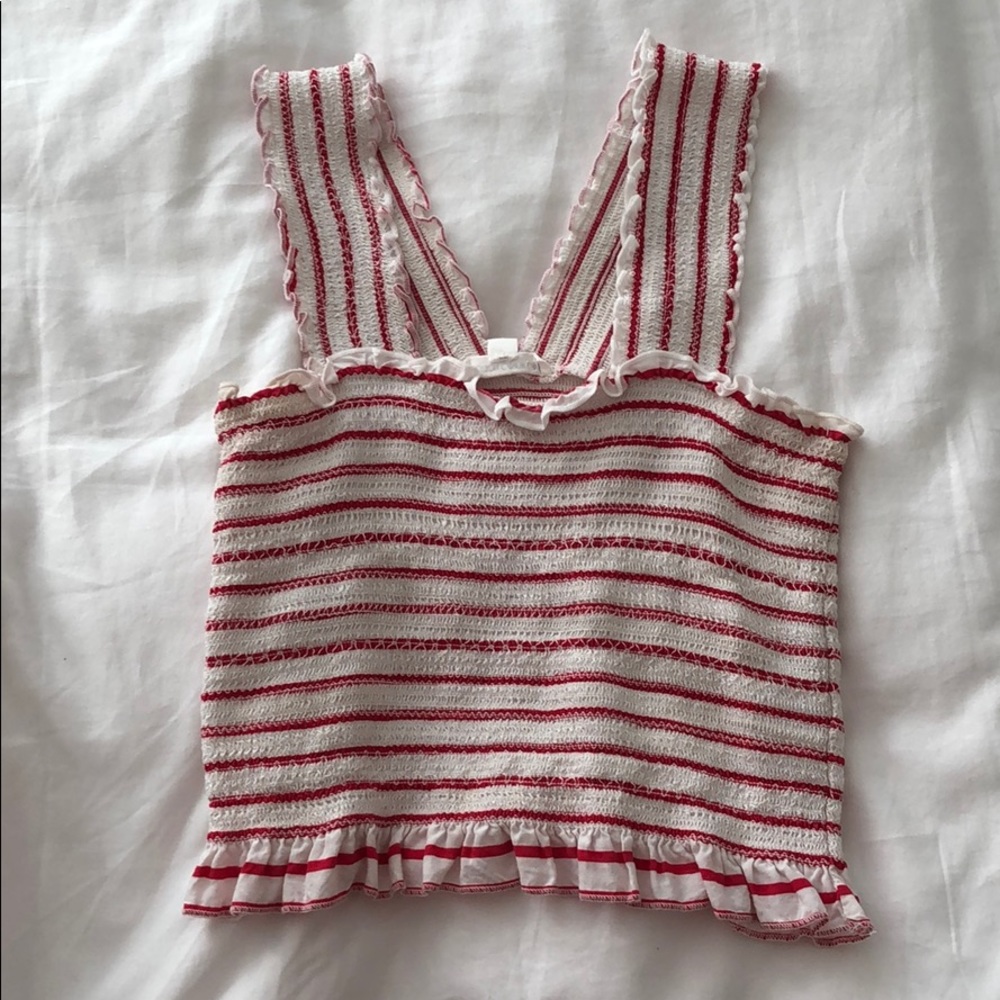 Striped crop top